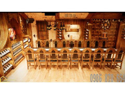 thi công hầm rượu nhà hàng anh THÁI -NGHỆ AN