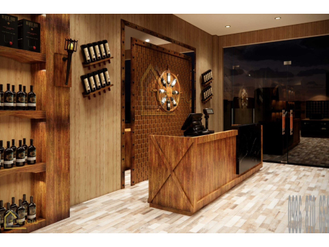 Thi công showrooms rượu vang Anh Tuân -Hà Nội