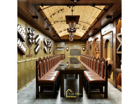 thi công hầm rượu chị Diễm - khu du lịch CÔ HAI- SÓC TRĂNG