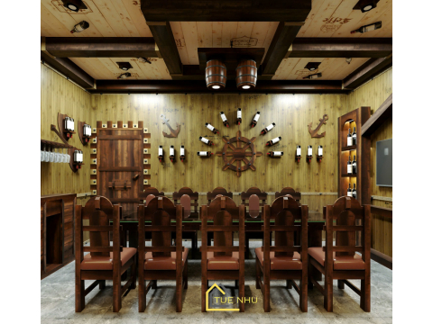 thi công hầm rượu chị Diễm - khu du lịch CÔ HAI- SÓC TRĂNG