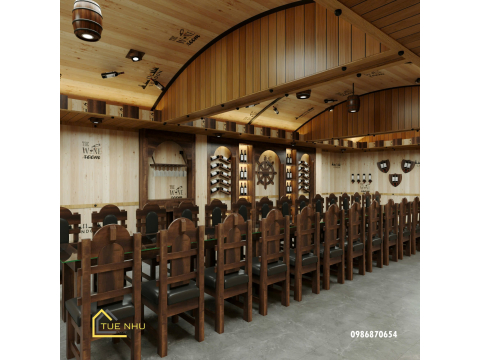 thi công hầm rượu nhà hàng XUKA - TÂN UYÊN BÌNH DUONG