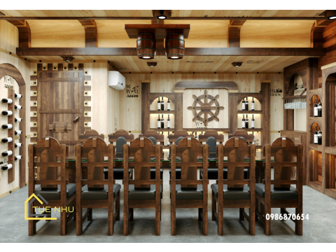 thi công hầm rượu nhà hàng XUKA - TÂN UYÊN BÌNH DUONG