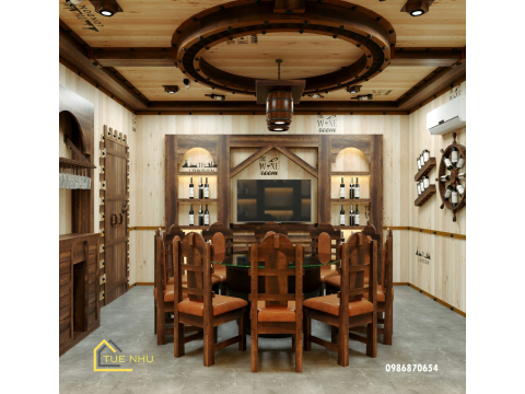 thi công hầm rượu nhà hàng XUKA - TÂN UYÊN BÌNH DUONG