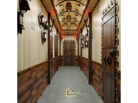 thi công hầm rượu nhà hàng XUKA - TÂN UYÊN BÌNH DUONG