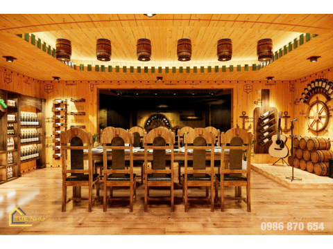 thi công hầm rượu gia đình chị OANH -tp HUẾ