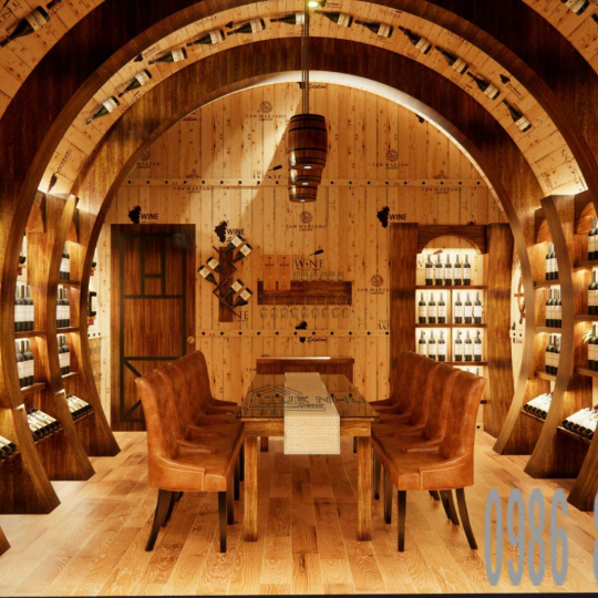 thi công hầm rượu nhà hàng anh THÁI -NGHỆ AN