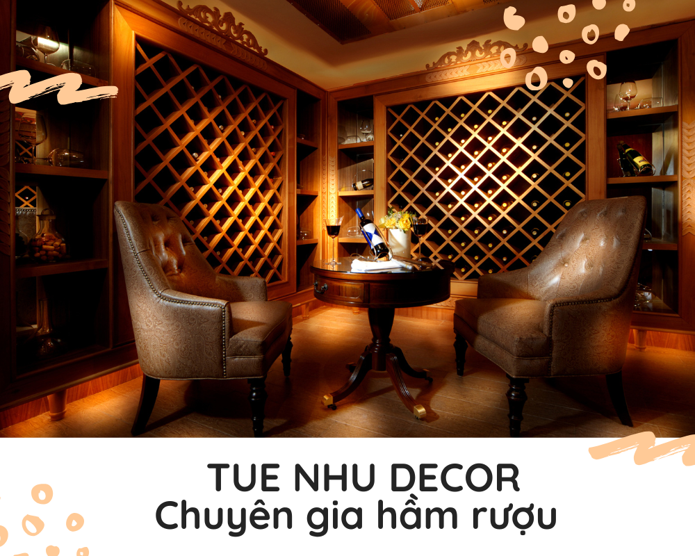 thi công hầm rượu TUENHU decor